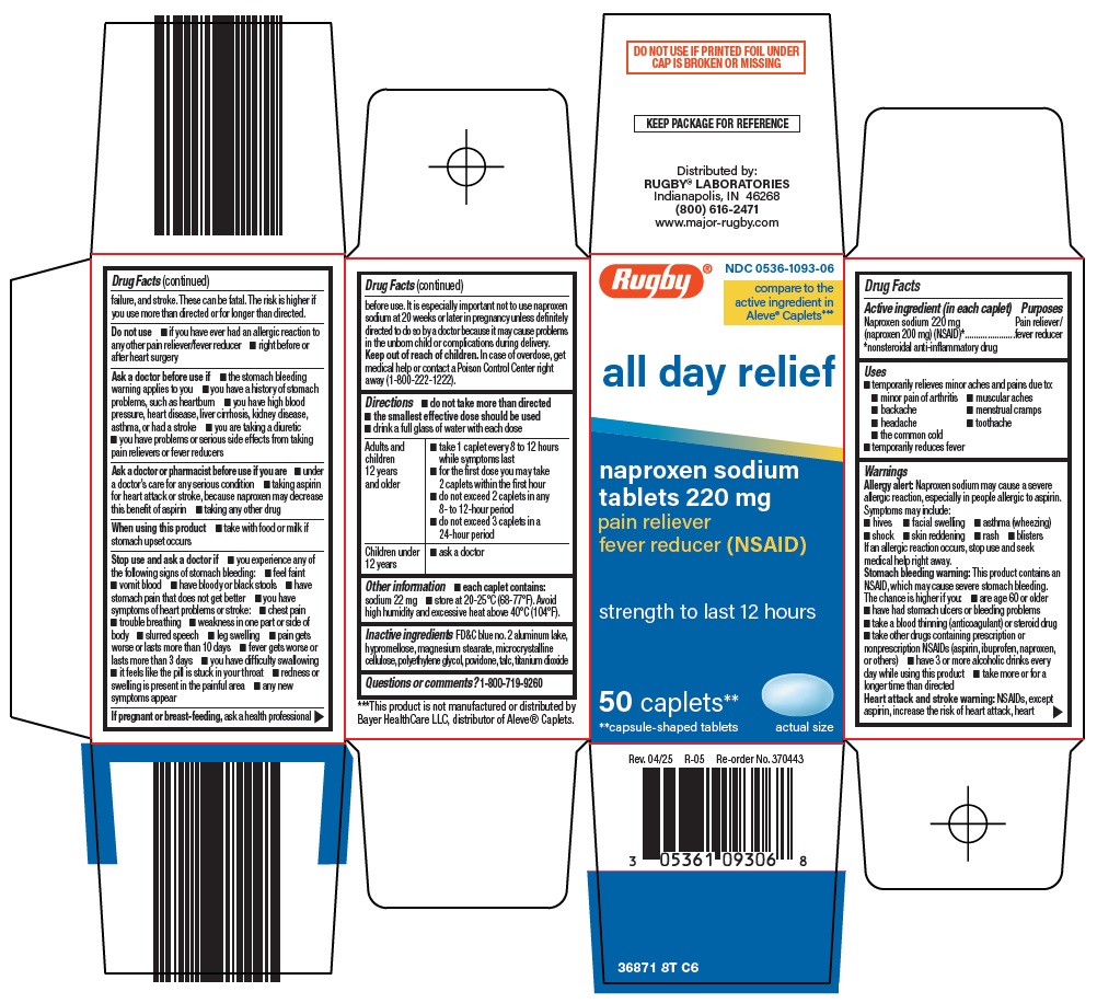 Pill image for Rugby Laboratories All Day Relief Drug Facts