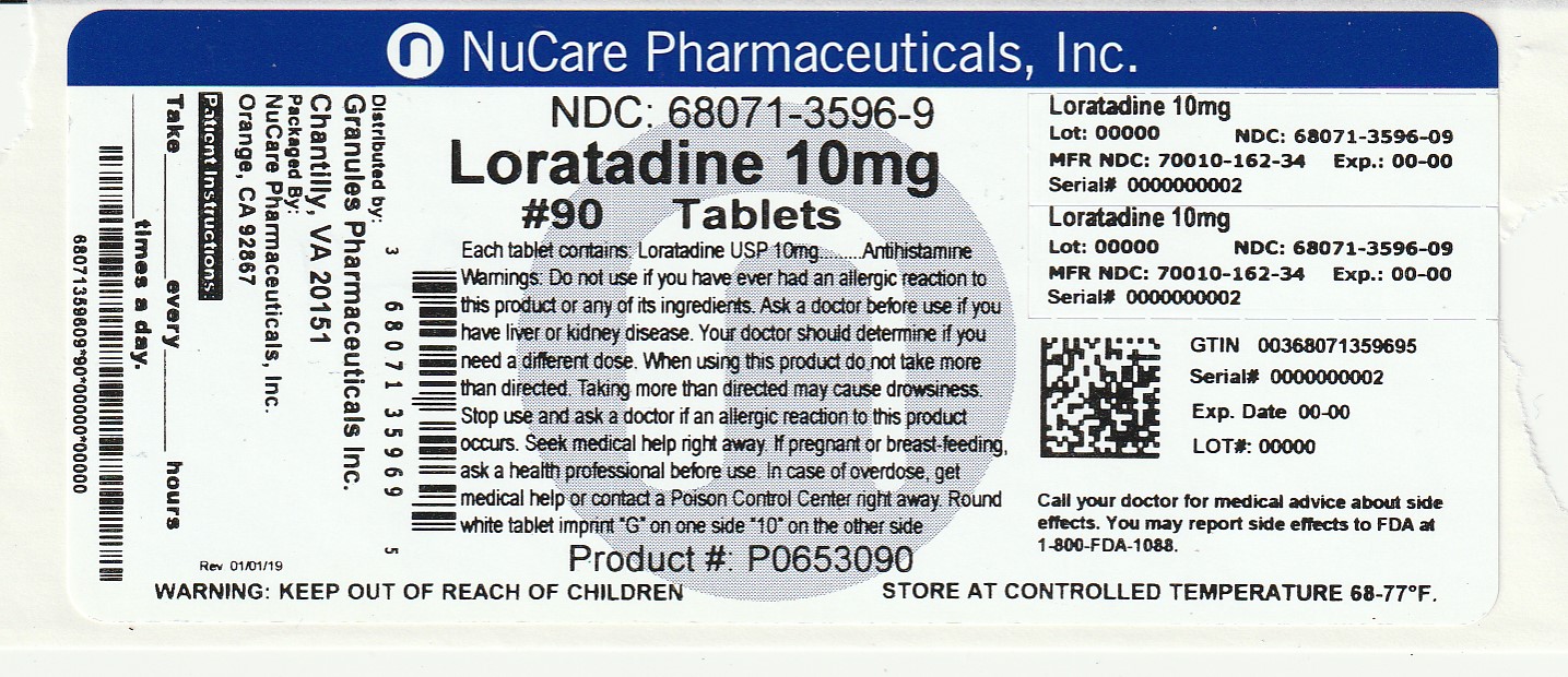 Pill image for Loratadine Tablets, 10 Mg
