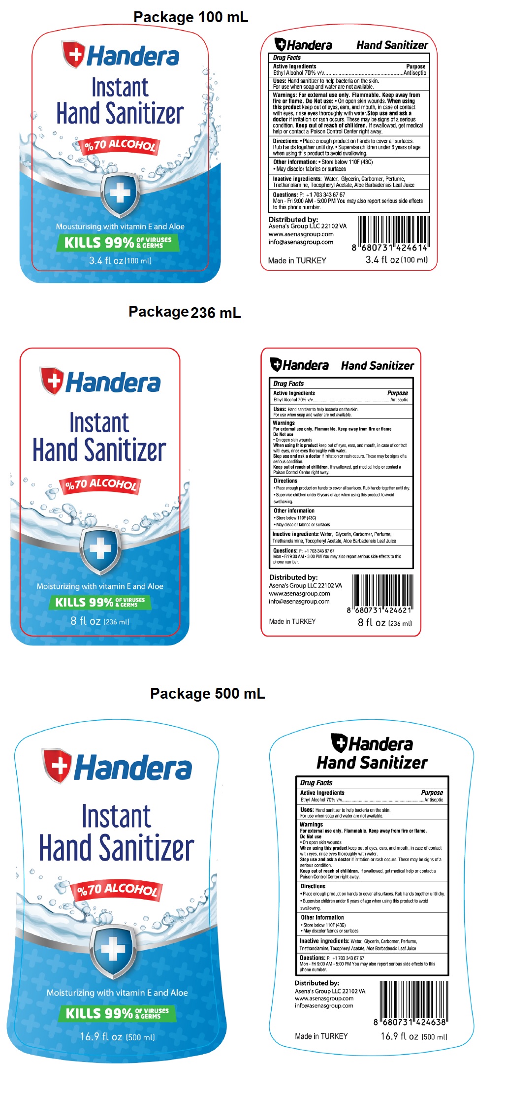 Pill image for handera instant hand sanitizer