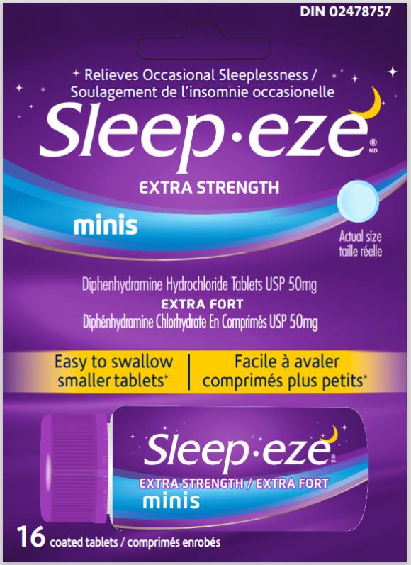 Pill image for Sleepeze 50 Mg Minis_export Only 63029-926-16