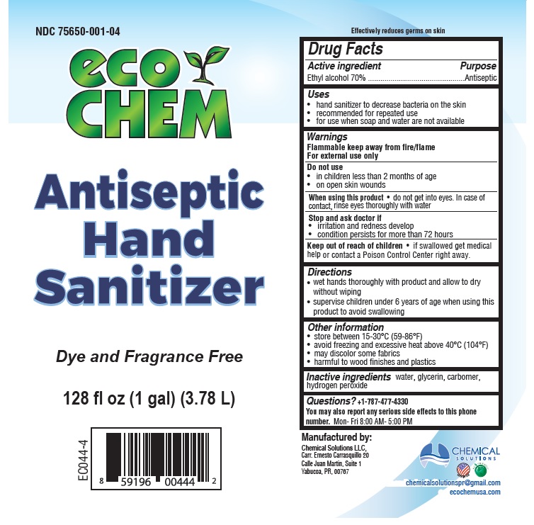 Pill image for Eco Chem Antiseptic Hand Sanitizer