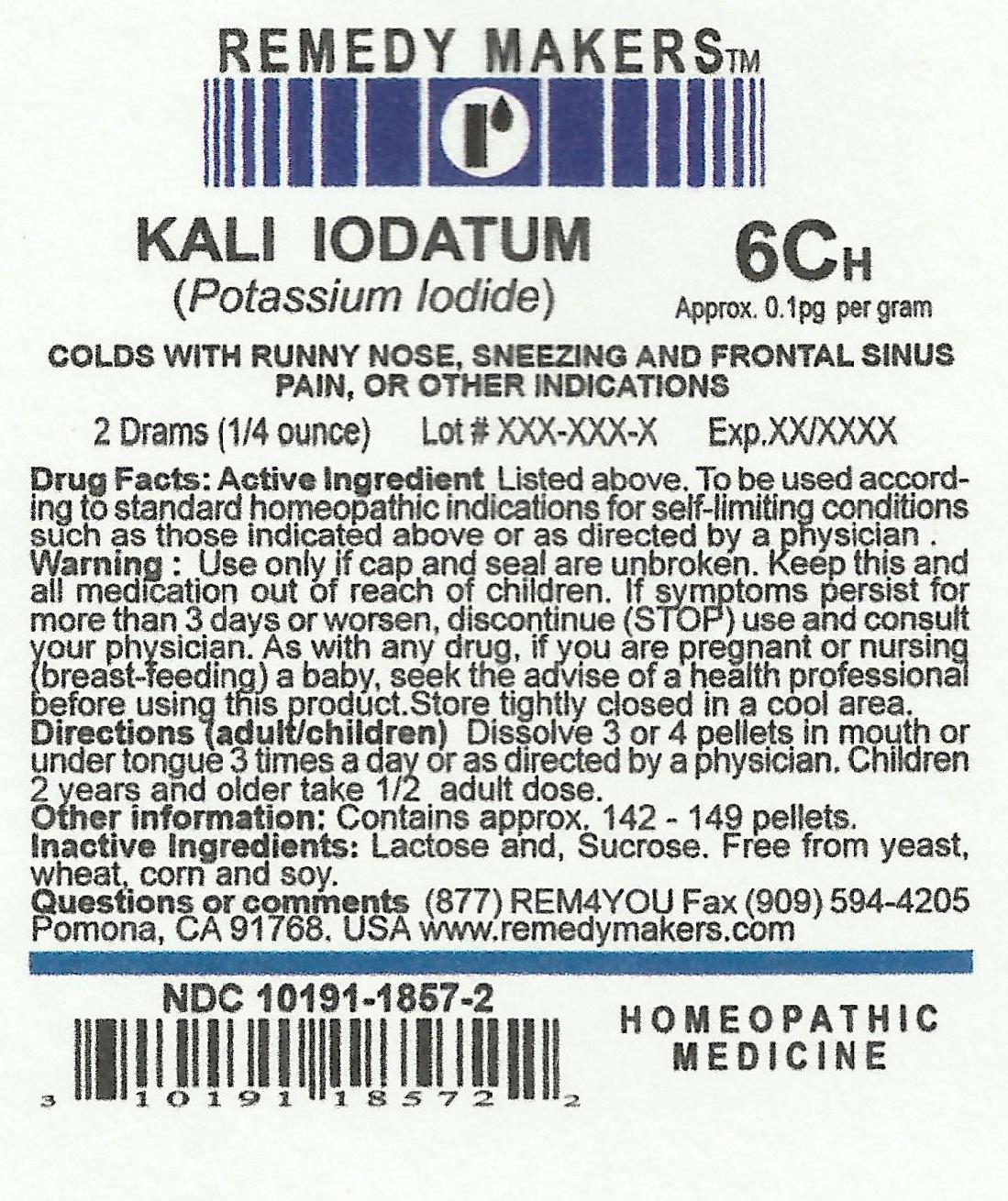 Pill image for Kali Iodatum 6c (potassium Iodide)