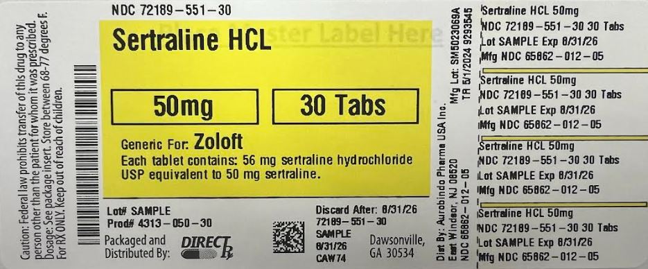 Pill image for Sertraline Hcl