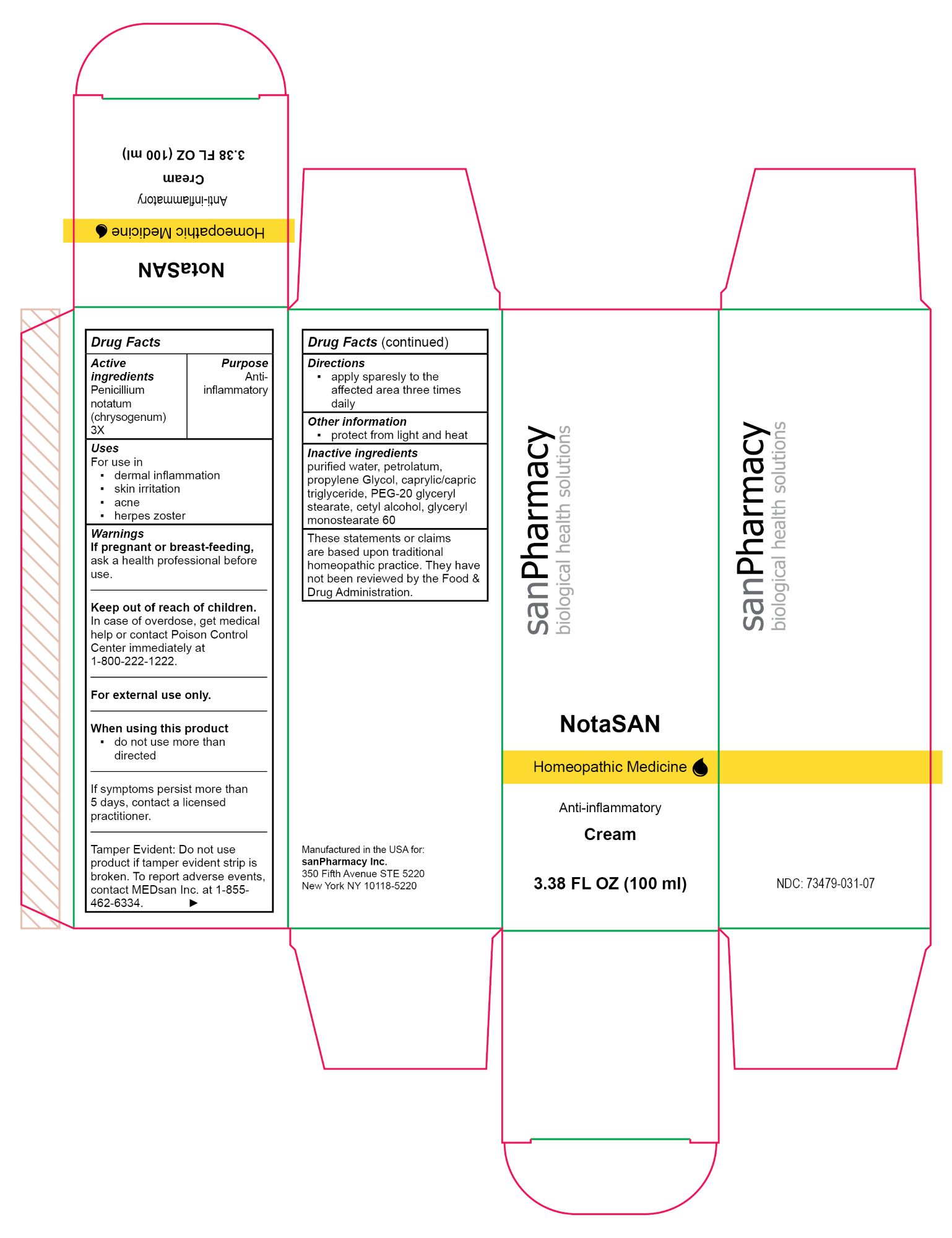Pill image for Notasan Cream