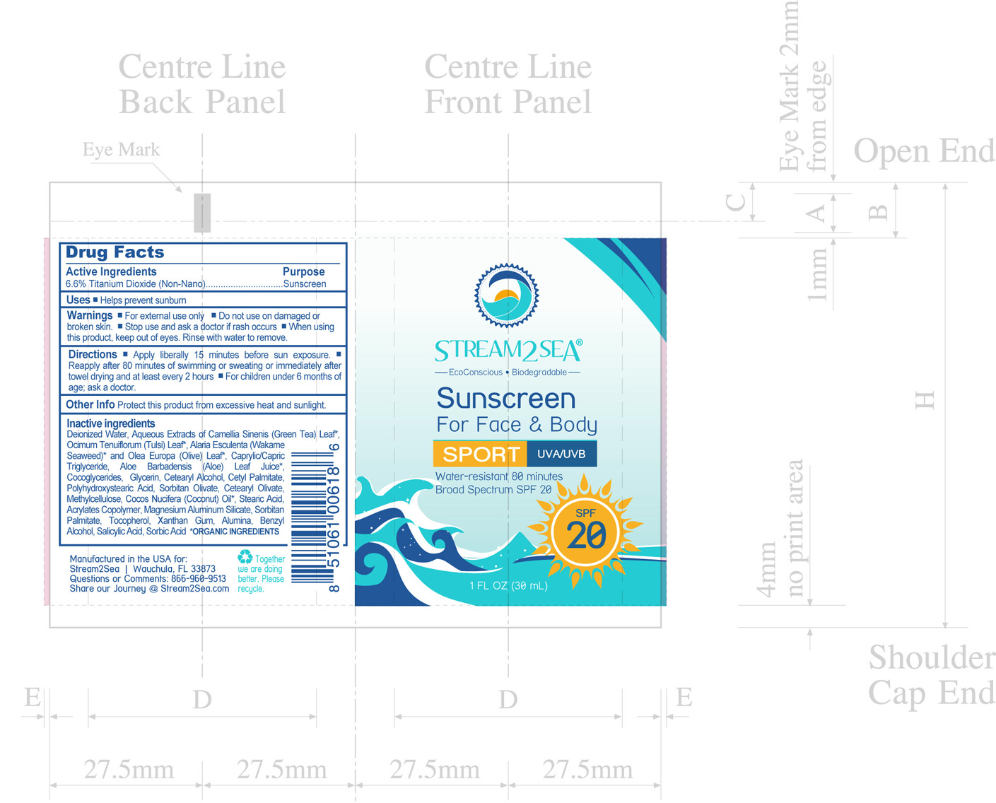 Pill image for Stream2sea Sport Broad Spectrum