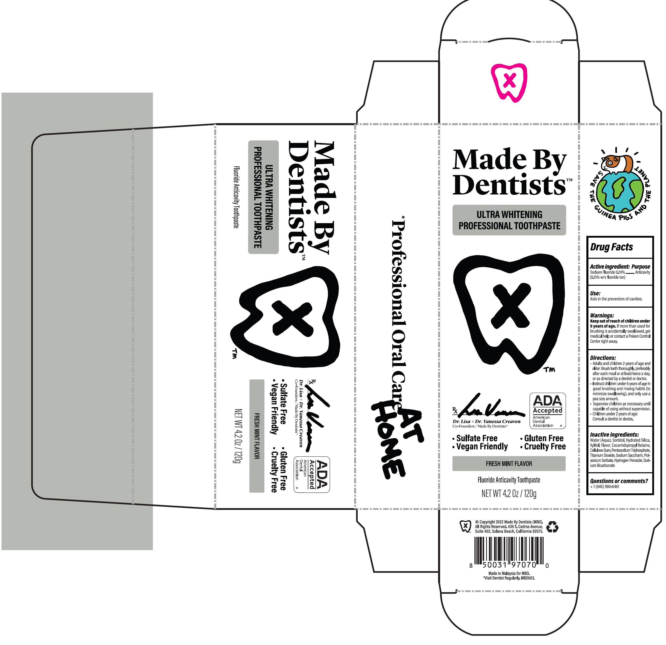 Pill image for Made By Dentists Ultra Whitening Professional