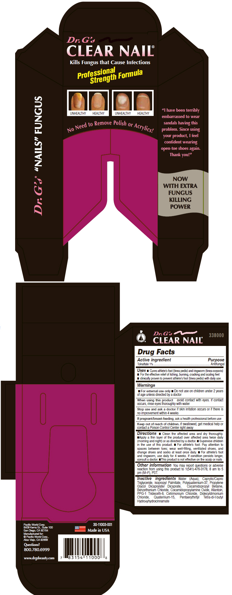 Pill image for Dr. G's Clear Nail®