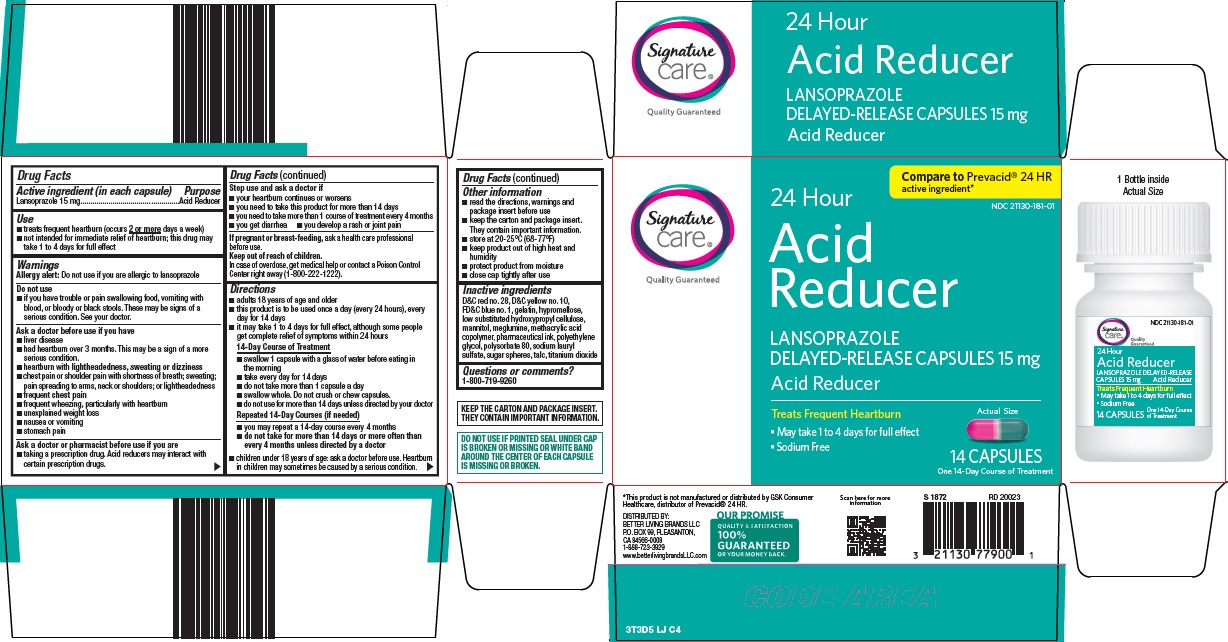 Pill image for Better Living Brands Llc 24 Hour Acid Reducer Drug Facts