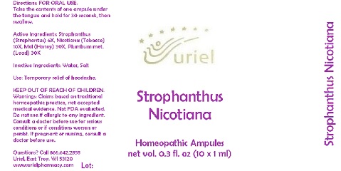 Pill image for Strophanthus Nicotiana