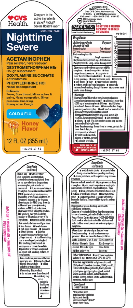Pill image for Cvs Pharmacy, Inc. Nighttime Severe Drug Facts