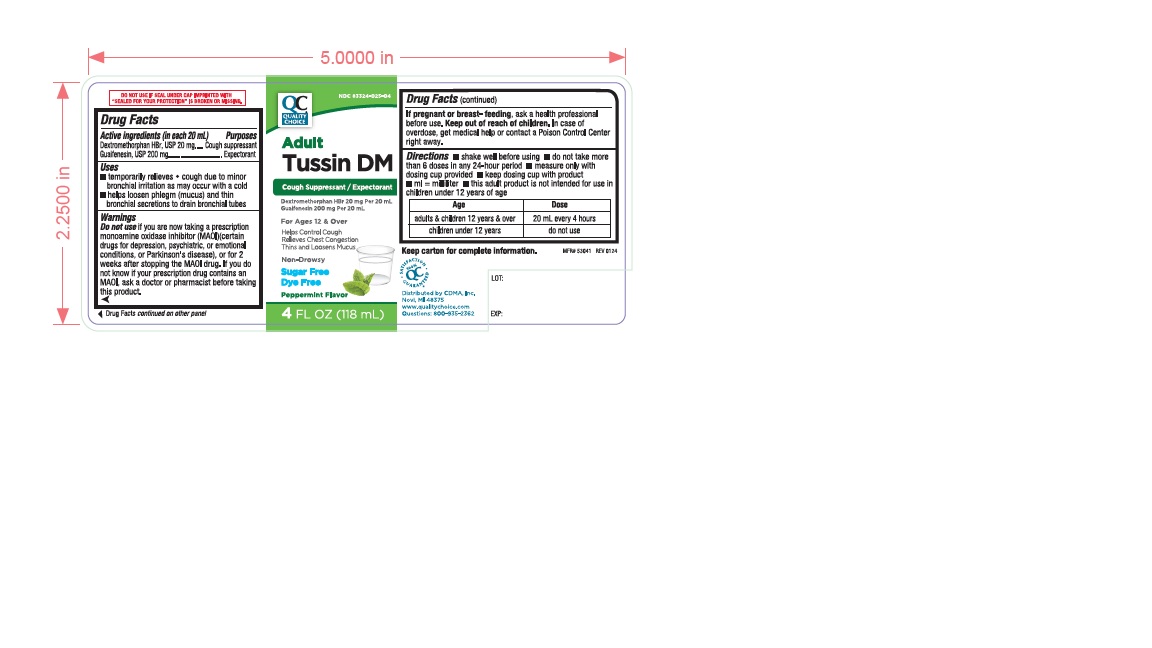 Pill image for Qch Adult Tussin Dm Sugar Free 545