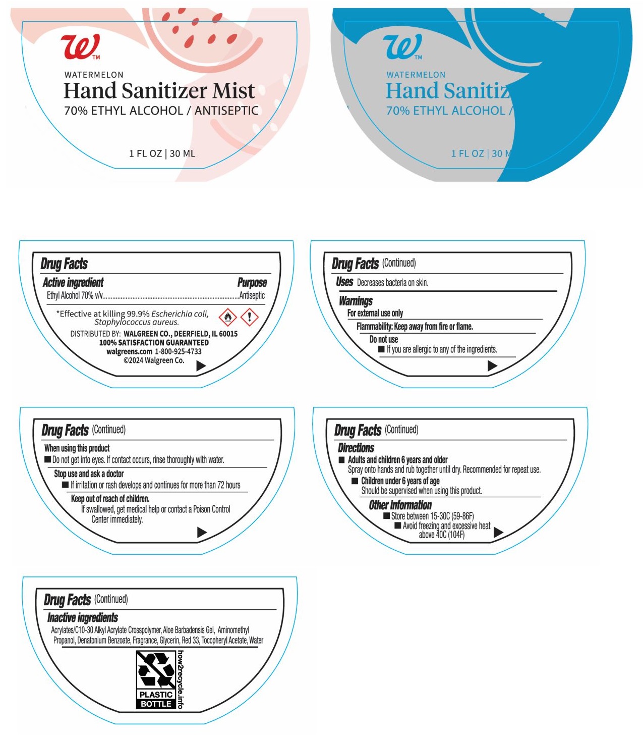 Pill image for Watermelon Hand Sanitizer Mist