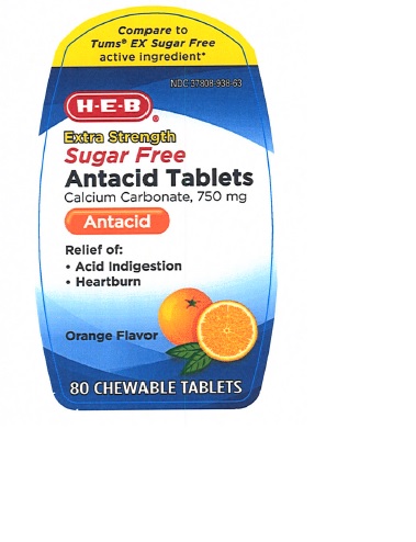 Pill image for Heb Extra Strength Sugar Free Antacid 174