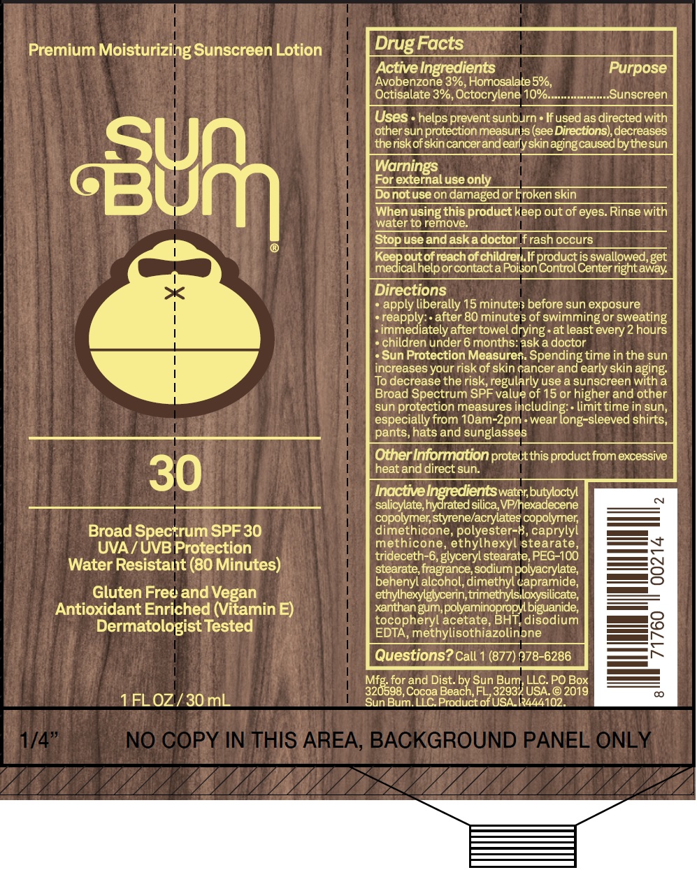 Pill image for Sun Bum Spf 30 Premium Moisturizing Sunscreen