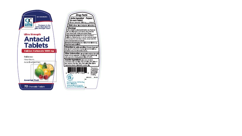 Pill image for Qch Ultra strength Antacid Assorted Fruit 171af