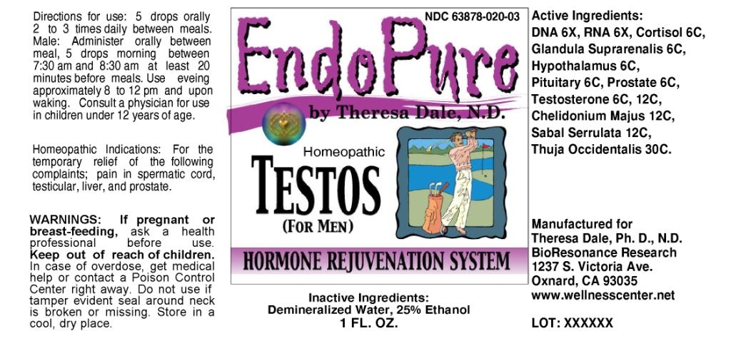 Pill image for Endopure Testos-male