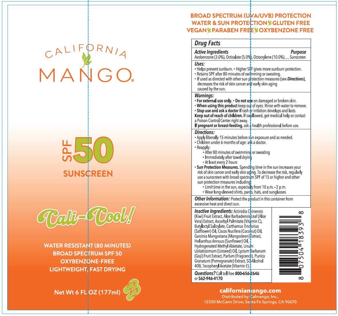 Pill image for California Mango Spf-50 Sunscreen