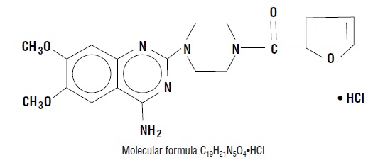 Pill image for prazosin hydrochloride capsules, usp.