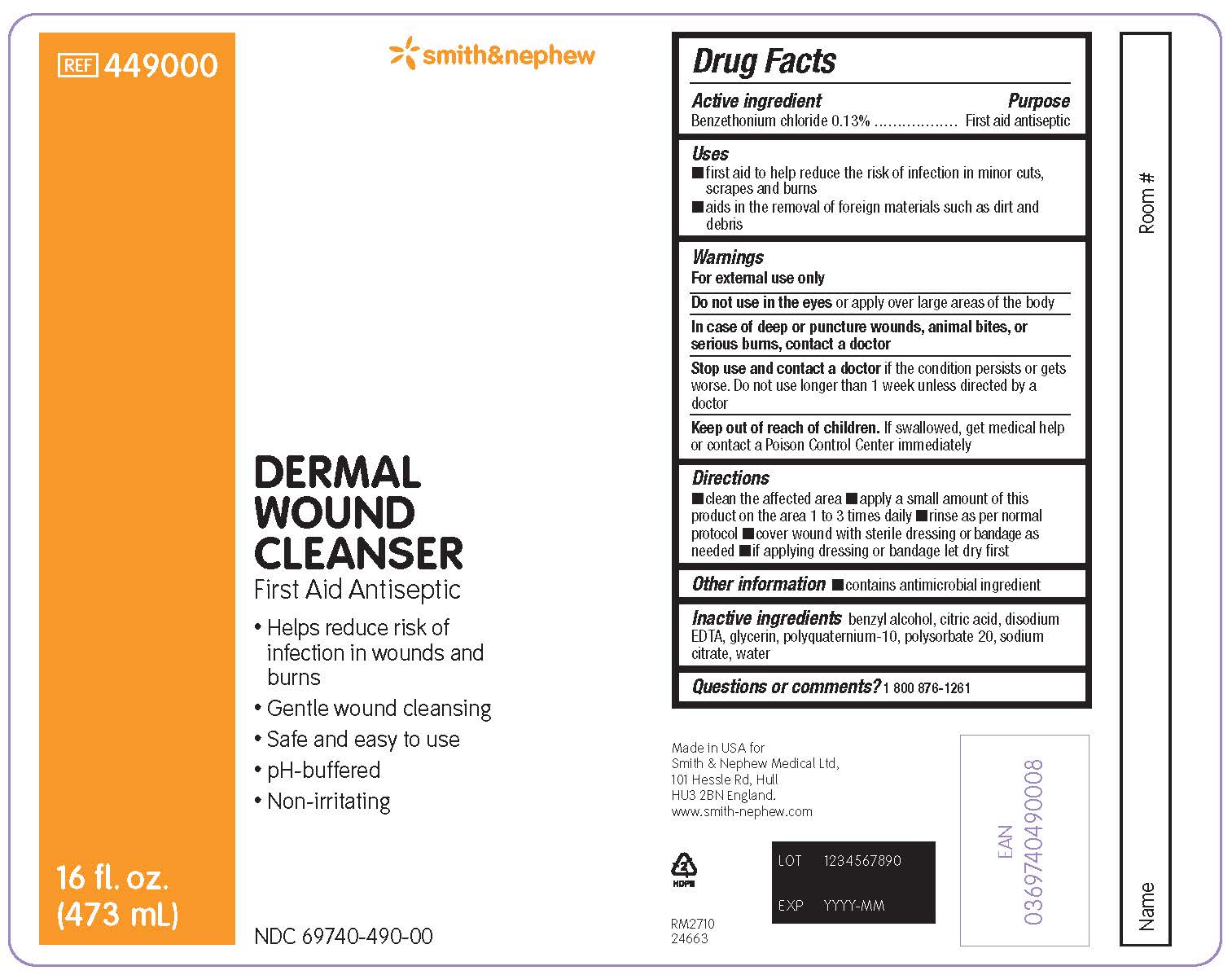 Pill image for Dermal Wound Cleanser