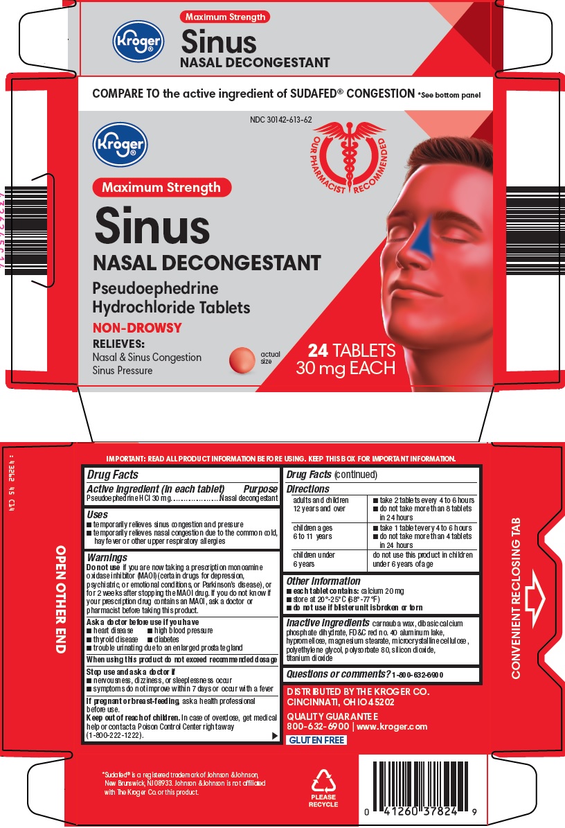 Pill image for Kroger Co. Sinus Drug Facts