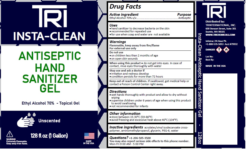 Pill image for Tri Insta-clean antiseptic hand sanitizer gel 