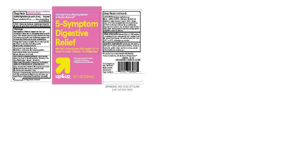 Pill image for Up And Up 5 Symptoms Digestive Relief 527