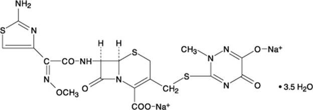 Pill image for ceftriaxone for injection, usp