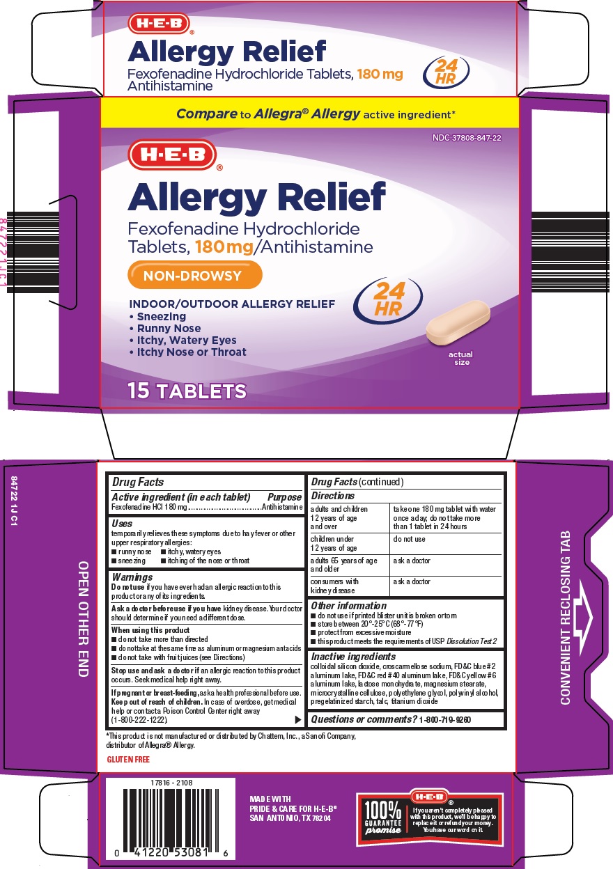 Pill image for Heb Allergy Relief Drug Facts