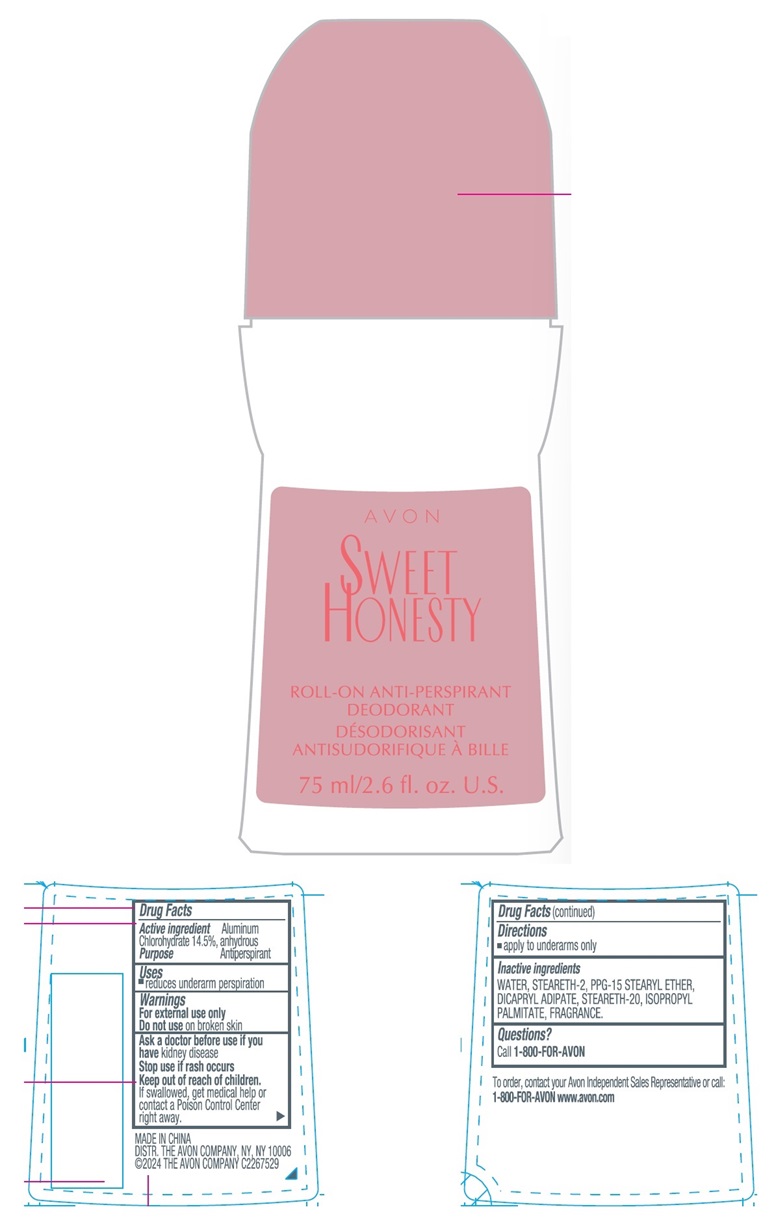 Pill image for Avon Sweet Honesty Roll-on Anti-perspirant Deodorant 75ml