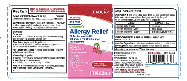 Pill image for Leader Childrens Allergy Relief Dye Free