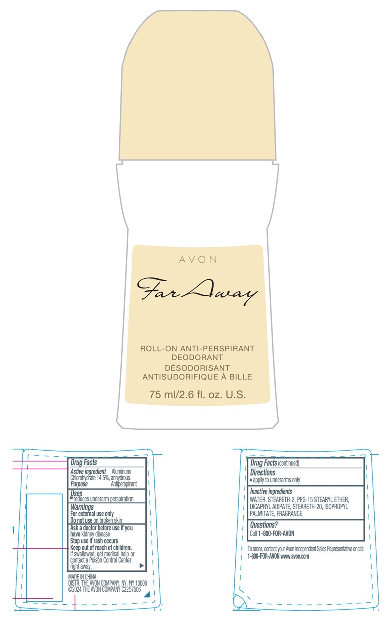 Pill image for Avon Faraway Roll-on Anti-perspirant Deodorant 75ml
