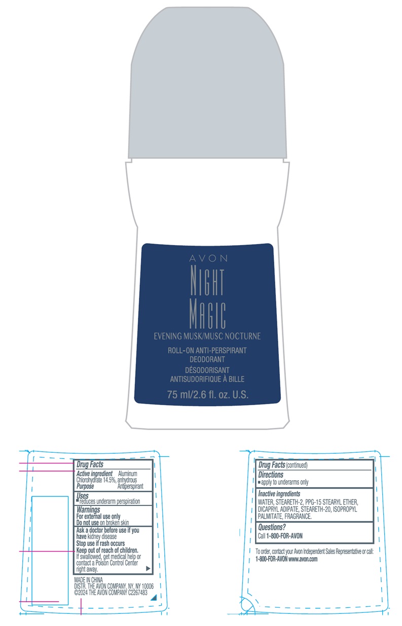 Pill image for Avon Night Magic Evening Musk Roll-on Anti-perspirant Deodorant 75ml