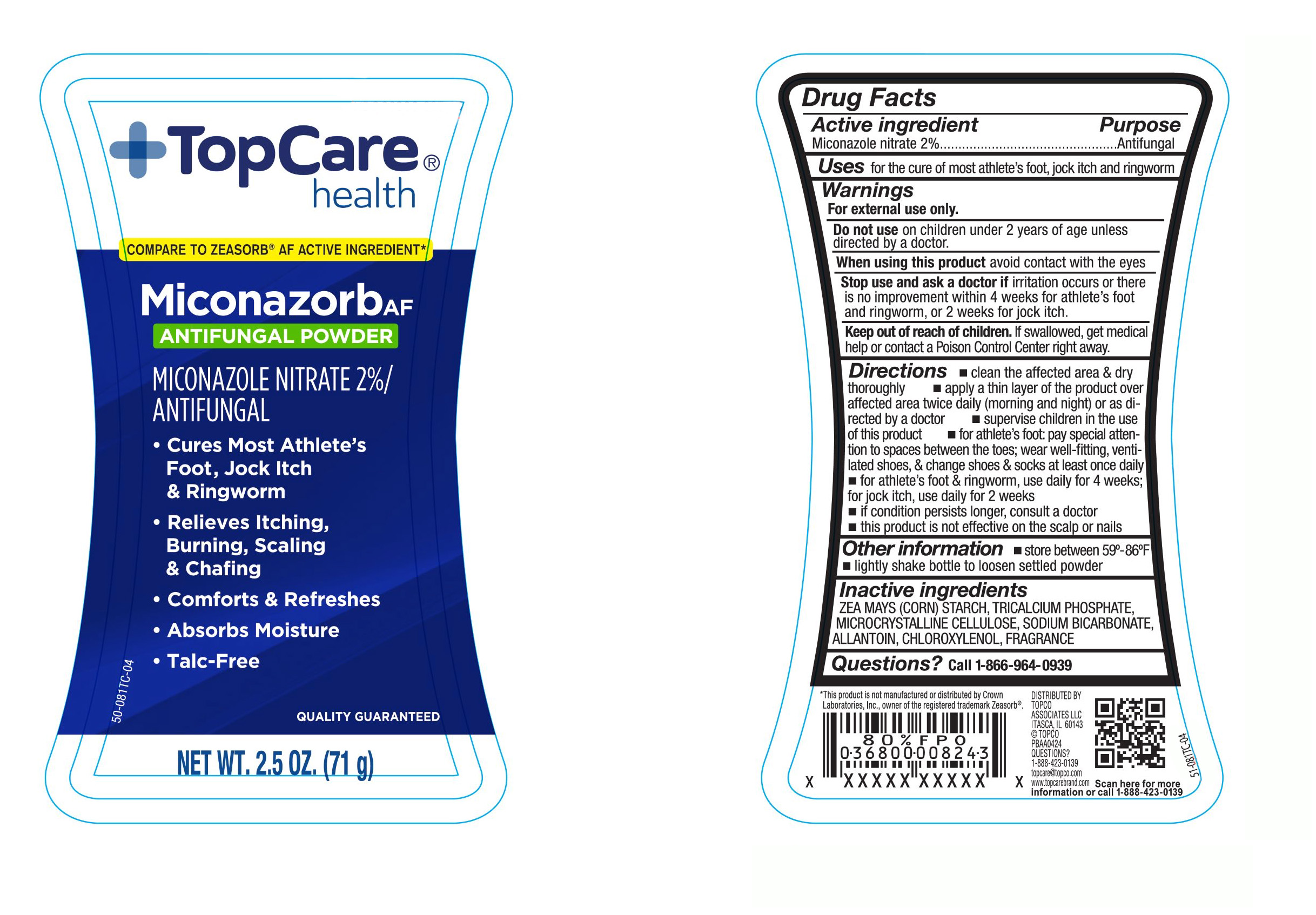 Pill image for Topcare Miconazorb Anti-fungal Powder
