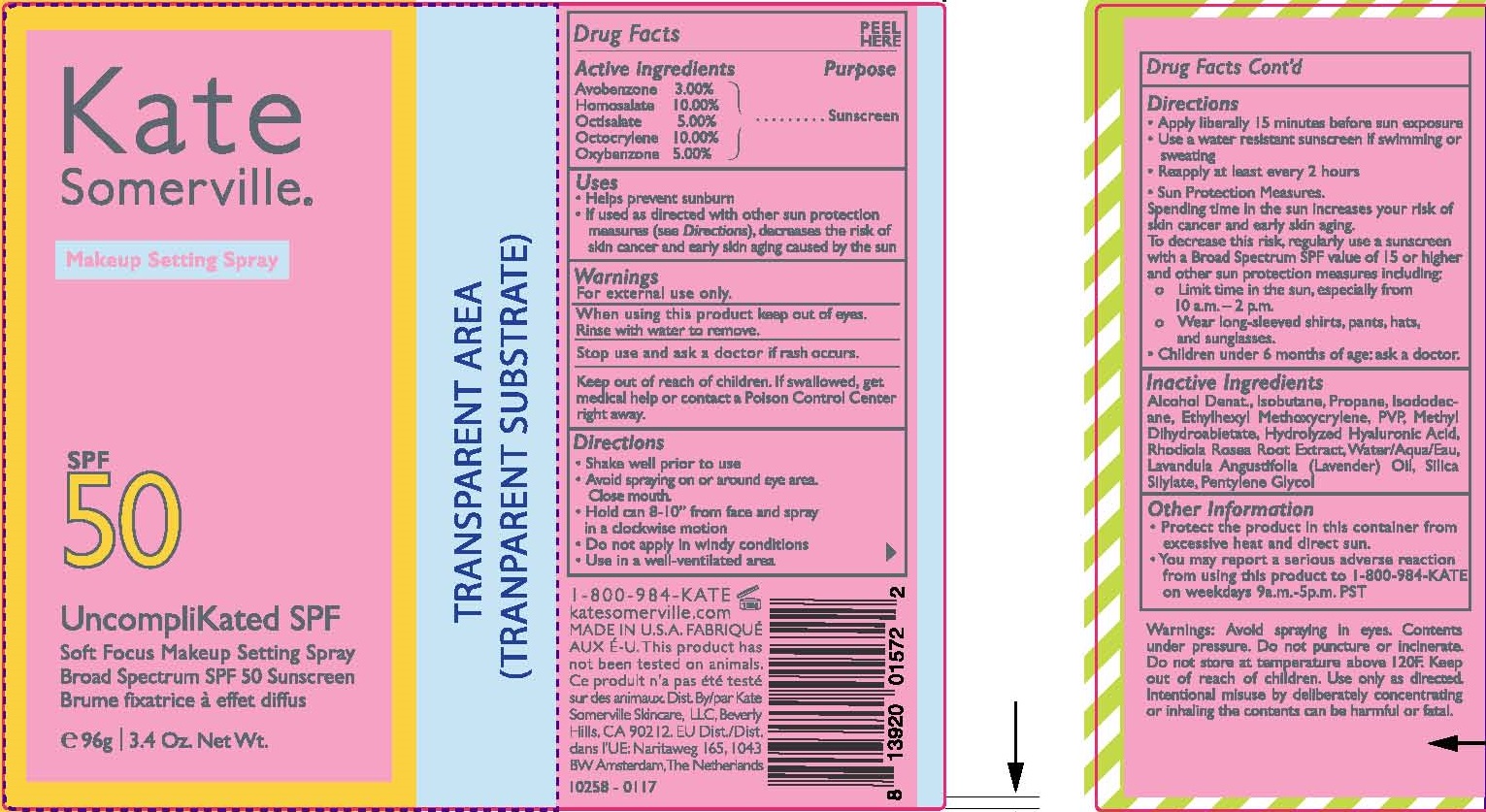 Pill image for kate somerville (as pld) - uncomplikated makeup setting spray spf 50 (43479-208)