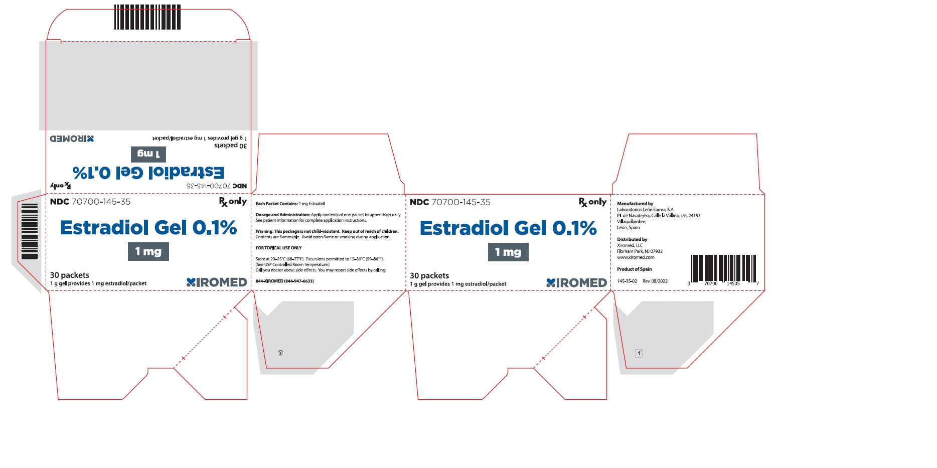Pill image for These Highlights Do Not Include All The Information Needed To Use Estradiol Gel 0.1% Safely And Effectively. See Full Prescribing Information For Estradiol Gel0.1%.