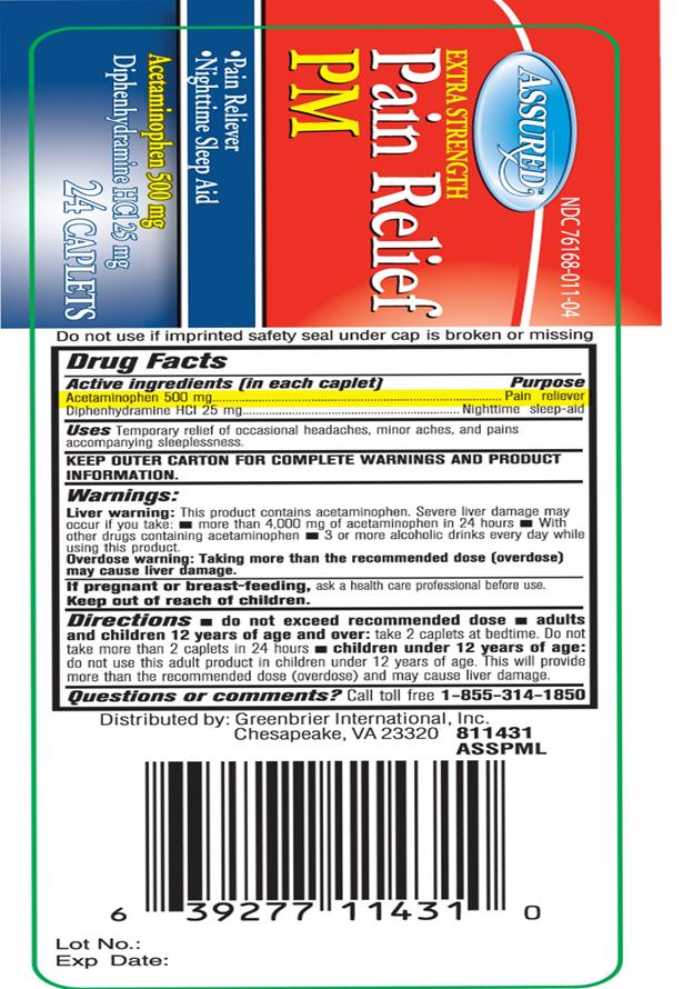 Pill image for Acetaminophen, Diphenhydramine Hcl Tablets