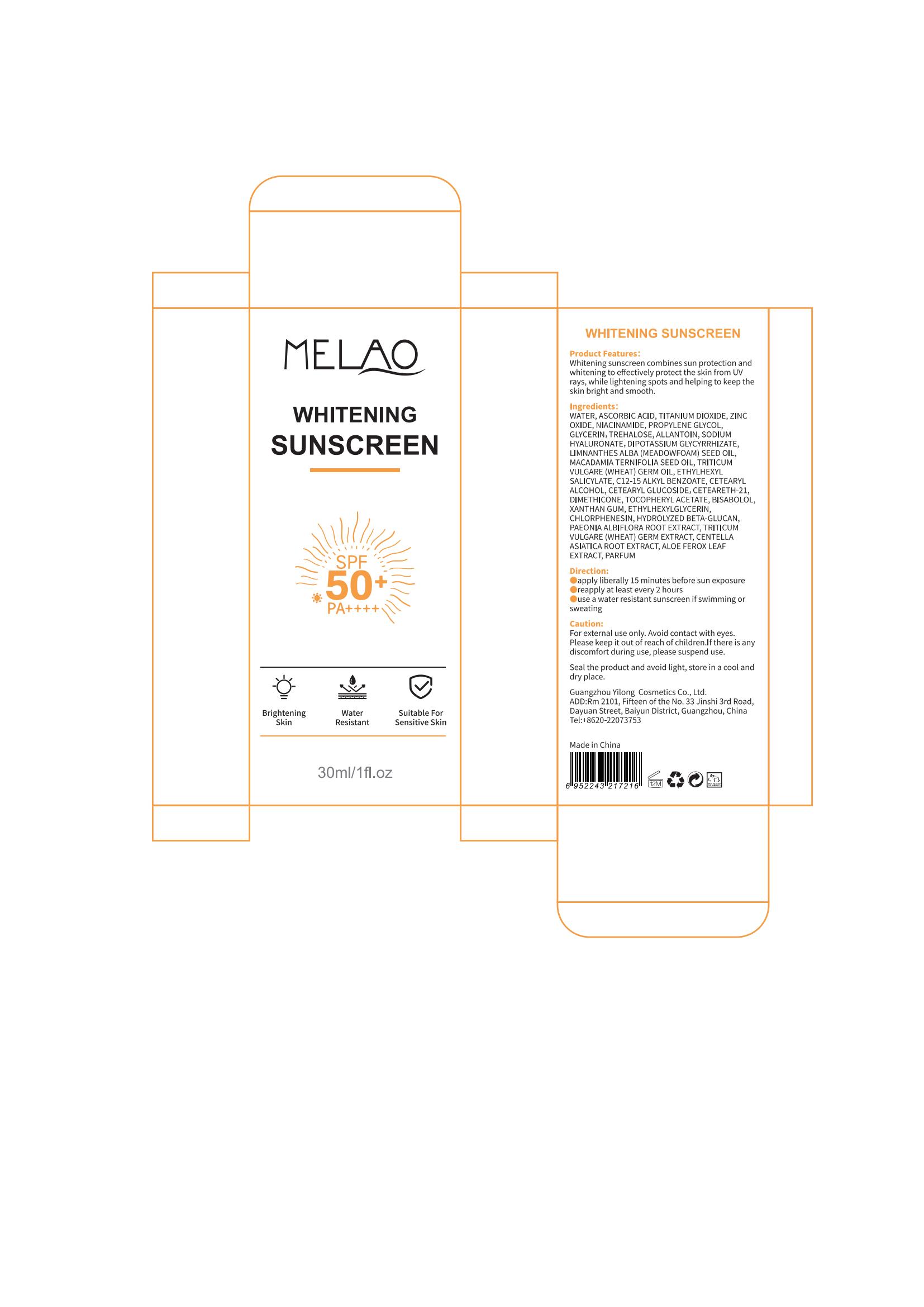 Pill image for Melao Whitening Sunscreen