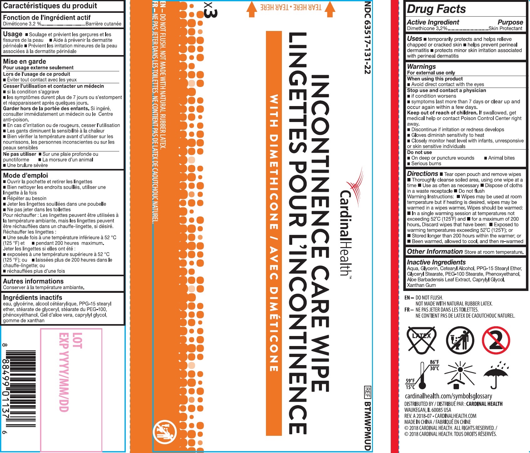Pill image for Incontinence Care Wipe