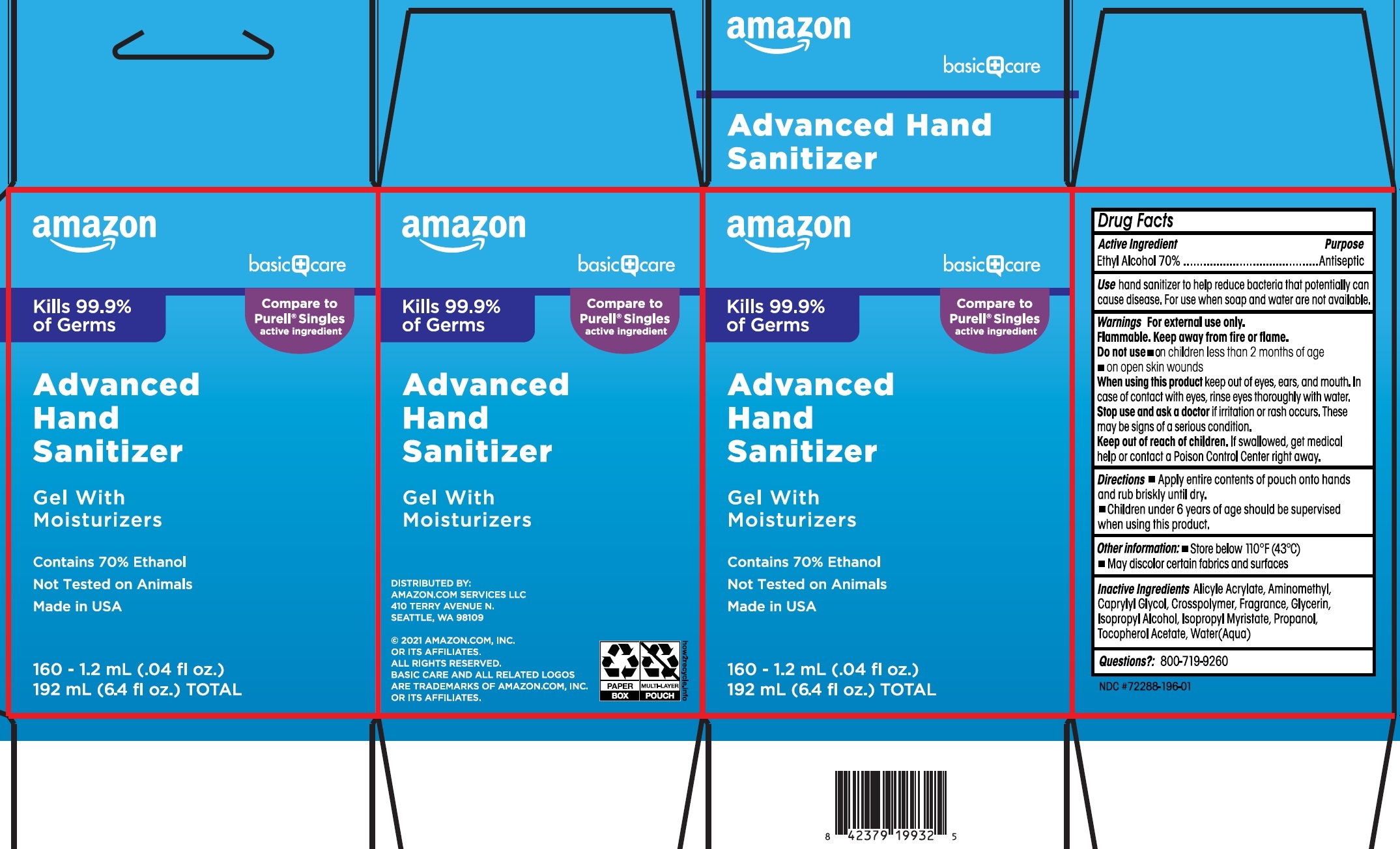 Pill image for Amazon Advanced Hand Sanitizer