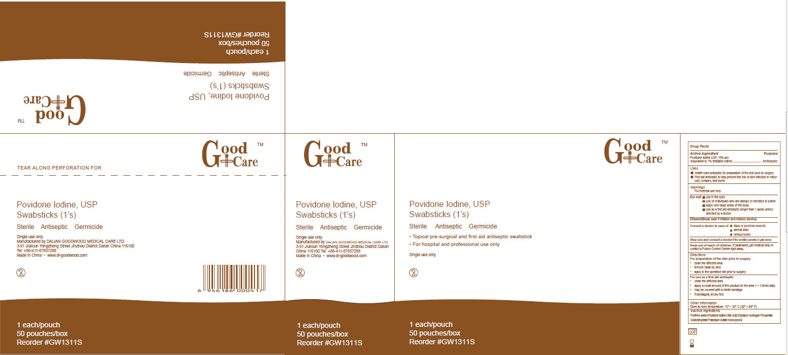 Pill image for Good Care Povidone Iodine, Usp Swabsticks