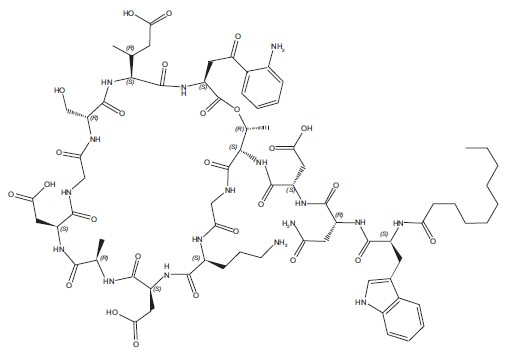 Pill image for These Highlights Do Not Include All The Information Needed To Use Daptomycin For Injection Safely And Effectively. See Full Prescribing Information For Daptomycin For Injection.