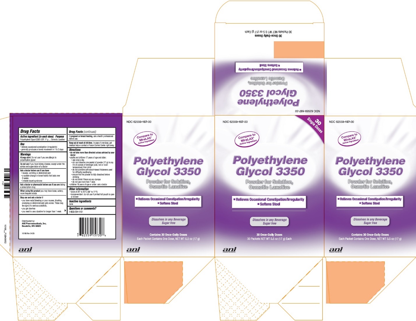 Pill image for Polyethylene Glycol 3350