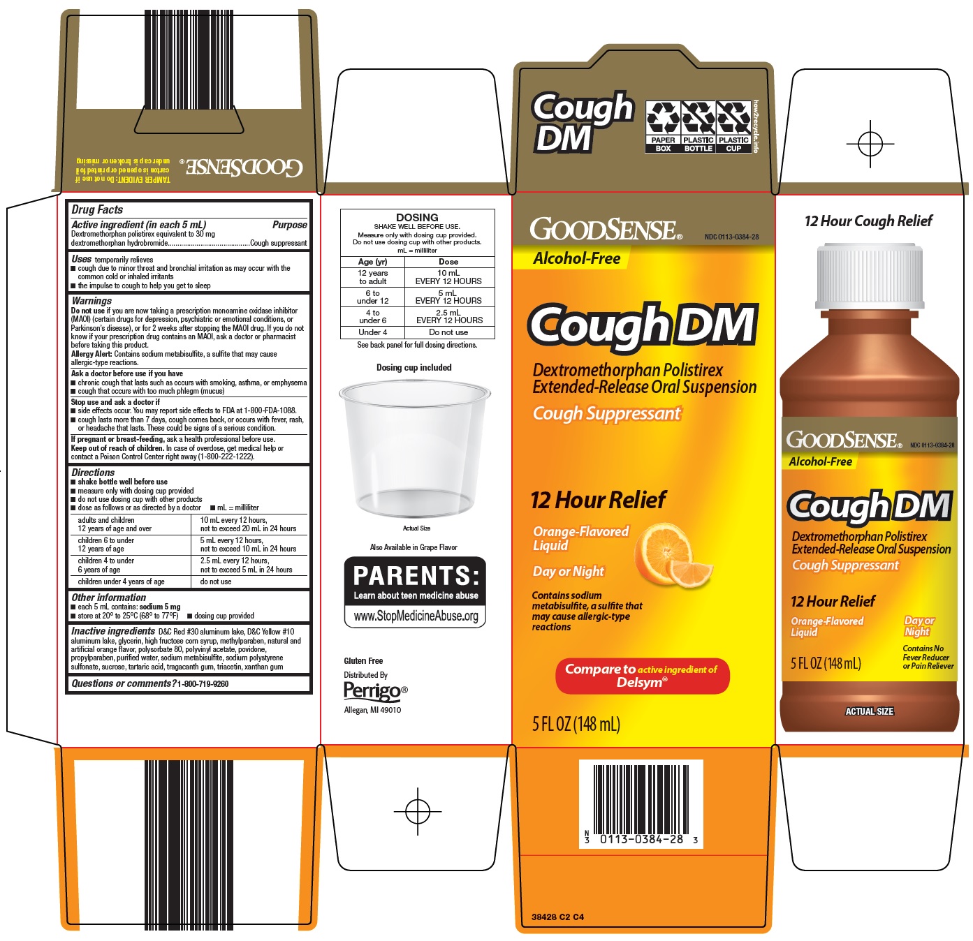 Pill image for Perrigo Cough Dm Drug Facts