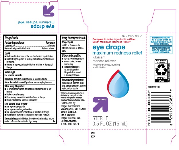 Pill image for Target Eye Drops Maximum Redness Relief Eye (pld)