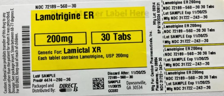 Pill image for Lamotrigine Er