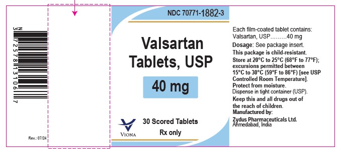 Pill image for Valsartan Tablets, For Oral Use