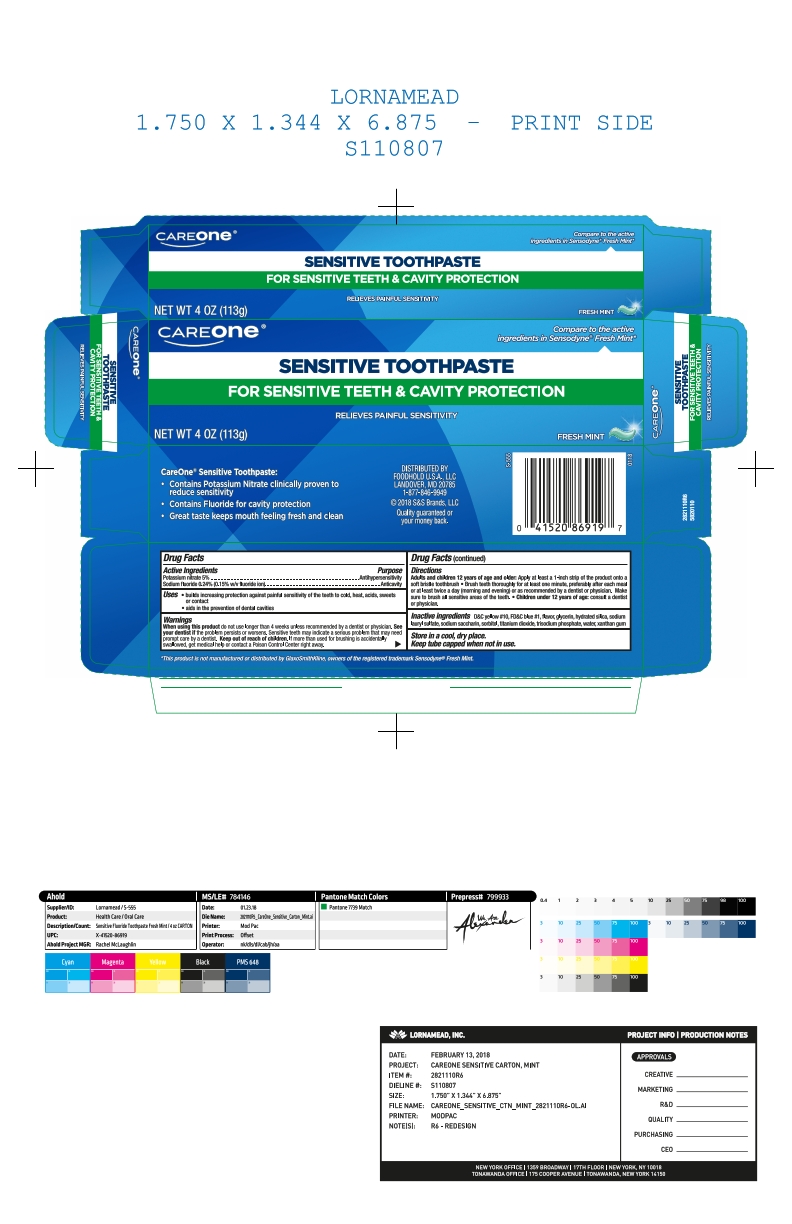 Pill image for 5820110 Care One Max Str Sens Mint