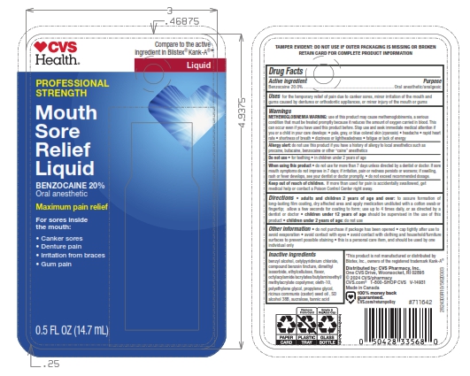 Pill image for 5820303 Cvs Mouth Sore Relief