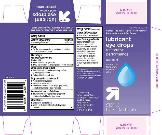 Pill image for Target Lubricant Eye Drops Restorative Performance 15 Ml (pld)