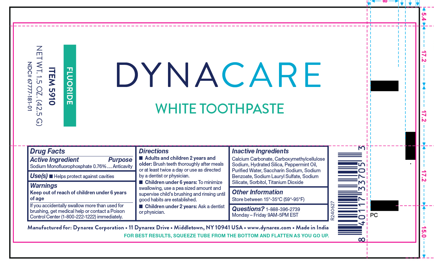 Pill image for 5910 White Toothpaste